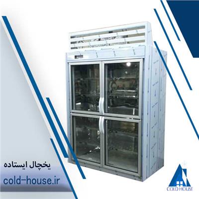 یخچال ایستاده چهار درب یک و نیم متری یک طرف نما